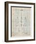 Flat Head Screw Driver Patent-Cole Borders-Framed Art Print