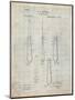 Flat Head Screw Driver Patent-Cole Borders-Mounted Art Print