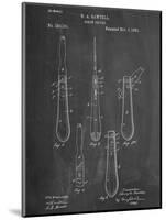 Flat Head Screw Driver Patent-null-Mounted Art Print