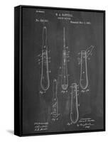 Flat Head Screw Driver Patent-null-Framed Stretched Canvas