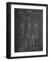 Flat Head Screw Driver Patent-null-Framed Art Print