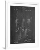 Flat Head Screw Driver Patent-null-Framed Art Print