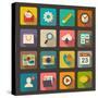 Flat Icons Set for Web and Mobile Applications-ekler-Stretched Canvas