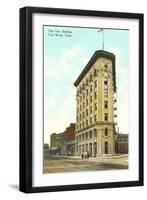 Flat Iron Building, Fort Worth, Texas-null-Framed Art Print