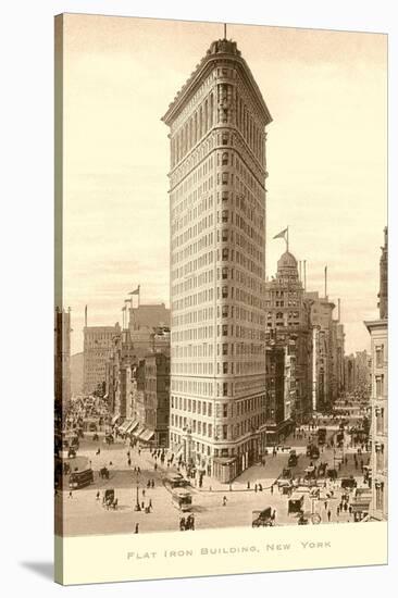 Flat Iron Building, New York City-null-Stretched Canvas