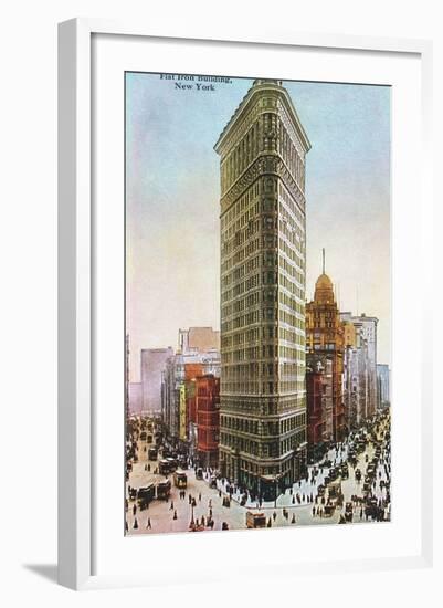 Flat Iron Building, New York City-null-Framed Art Print