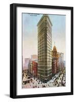 Flat Iron Building, New York City-null-Framed Art Print
