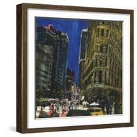 Flat Iron Building, New York-Susan Brown-Framed Giclee Print