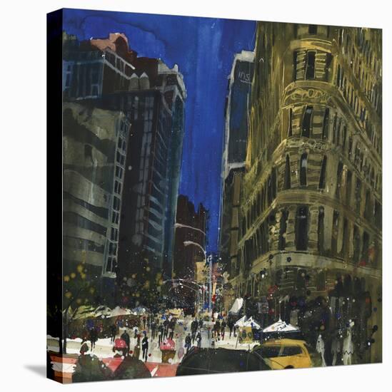 Flat Iron Building, New York-Susan Brown-Stretched Canvas