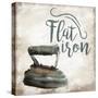 Flat Iron-Jace Grey-Stretched Canvas