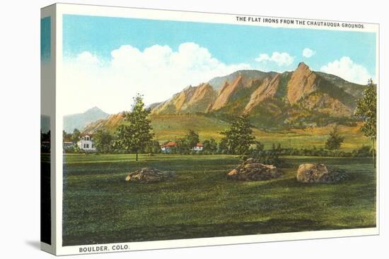 Flat Irons, Boulder, Colorado-null-Stretched Canvas