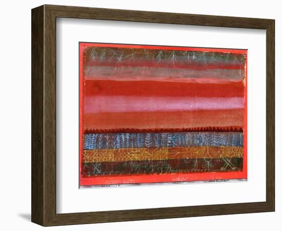 Flat Landscape, 1924-Paul Klee-Framed Giclee Print