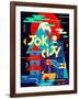 Flat Poster. Tokyo City-Daria_I-Framed Art Print