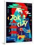 Flat Poster. Tokyo City-Daria_I-Framed Art Print