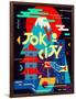 Flat Poster. Tokyo City-Daria_I-Framed Art Print