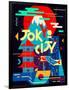 Flat Poster. Tokyo City-Daria_I-Framed Art Print