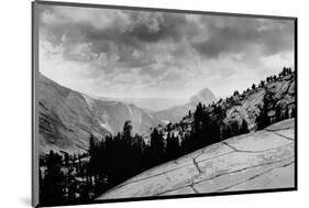 Flat Rocks, Yosemite National Park, California-null-Mounted Art Print