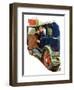 "Flat Tire, Flat Evening,"November 24, 1934-Ellen Pyle-Framed Giclee Print