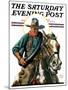 "Flat Tire," Saturday Evening Post Cover, May 8, 1926-Edgar Franklin Wittmack-Mounted Giclee Print