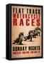 Flat Track Racers-Mark Rogan-Framed Stretched Canvas