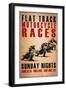 Flat Track Racers-Mark Rogan-Framed Art Print