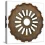 Flat Wide Tooth Gear-Retroplanet-Stretched Canvas