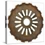 Flat Wide Tooth Gear-Retroplanet-Stretched Canvas