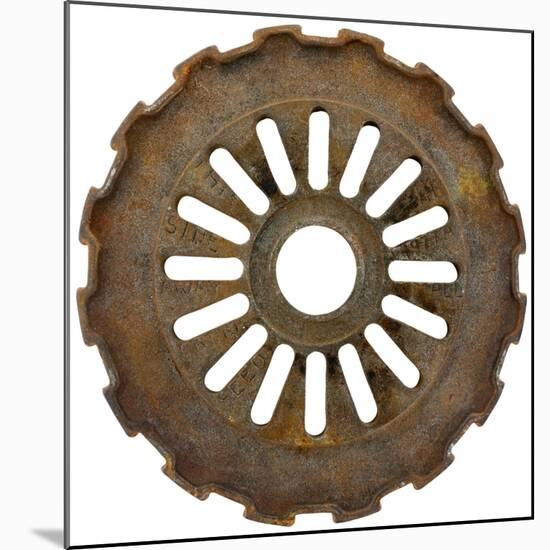 Flat Wide Tooth Gear-Retroplanet-Mounted Giclee Print
