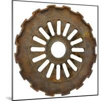 Flat Wide Tooth Gear-Retroplanet-Mounted Giclee Print