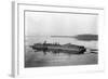 Flatboat on the Mississippi River-null-Framed Photographic Print