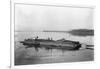 Flatboat on the Mississippi River-null-Framed Photographic Print