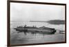 Flatboat on the Mississippi River-null-Framed Photographic Print