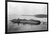 Flatboat on the Mississippi River-null-Framed Photographic Print