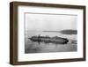 Flatboat on the Mississippi River-null-Framed Photographic Print