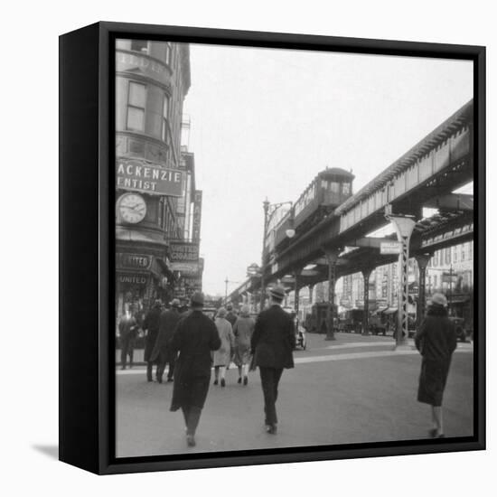 Flatbush Avenue, New York City, USA, 20th Century-J Dearden Holmes-Framed Stretched Canvas