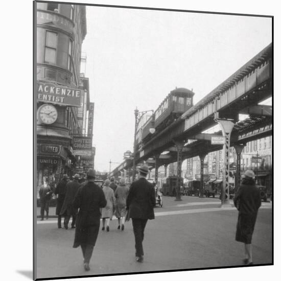 Flatbush Avenue, New York City, USA, 20th Century-J Dearden Holmes-Mounted Photographic Print