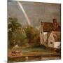Flatford Lock and Mill (Oil)-John Constable-Mounted Giclee Print