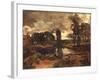 Flatford Mill from the Lock, C.1811-John Constable-Framed Giclee Print