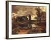 Flatford Mill from the Lock, C.1811-John Constable-Framed Giclee Print