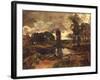 Flatford Mill from the Lock, C.1811-John Constable-Framed Giclee Print