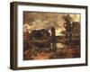 Flatford Mill from the Lock, C.1811-John Constable-Framed Giclee Print