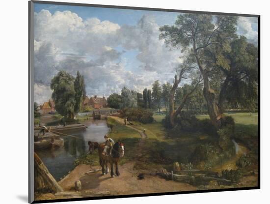 Flatford Mill (Scene on a Navigable River)-John Constable-Mounted Premium Giclee Print