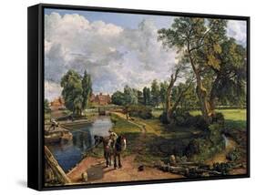 Flatford Mill ('Scene on a Navigable River')-John Constable-Framed Stretched Canvas