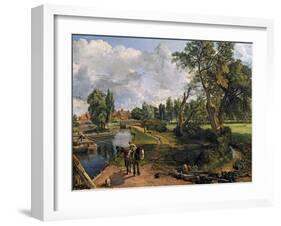 Flatford Mill ('Scene on a Navigable River')-John Constable-Framed Giclee Print