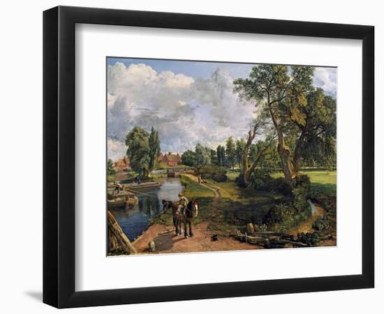 Flatford Mill ('Scene on a Navigable River')-John Constable-Framed Premium Giclee Print
