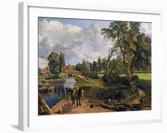 Flatford Mill ('Scene on a Navigable River')-John Constable-Framed Giclee Print