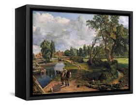 Flatford Mill ('Scene on a Navigable River')-John Constable-Framed Stretched Canvas