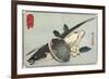 Flathead and Abalone, Early 19th Century-Utagawa Hiroshige-Framed Giclee Print