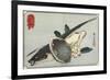 Flathead and Abalone, Early 19th Century-Utagawa Hiroshige-Framed Giclee Print