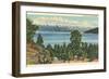 Flathead Lake, Montana-null-Framed Art Print